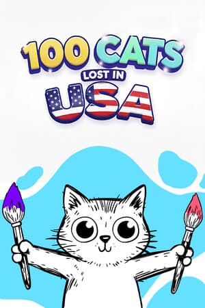 100 Cats Lost In USA Find & Color