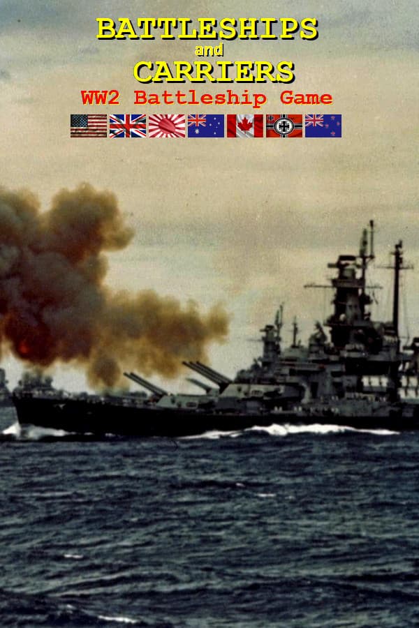 Battleships and Carriers: WW2 Battleship Game