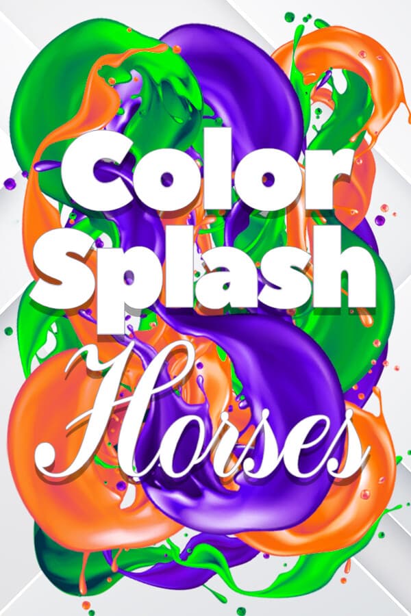 Color Splash: Horses