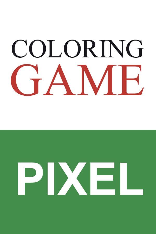 Coloring Game: Pixel