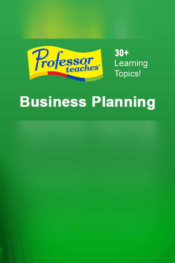 Professor Teaches Business Planning