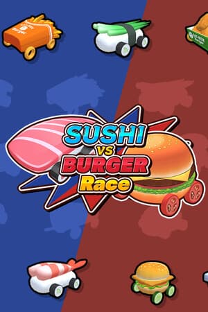 SUSHI vs BURGER Race