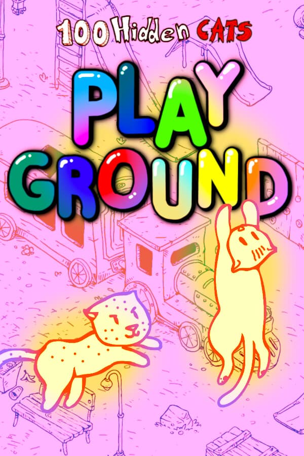 100 hidden Cats : Playground