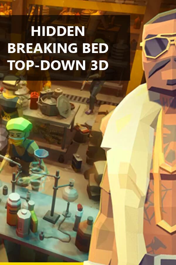 Hidden Breaking Bed Top-Down 3D