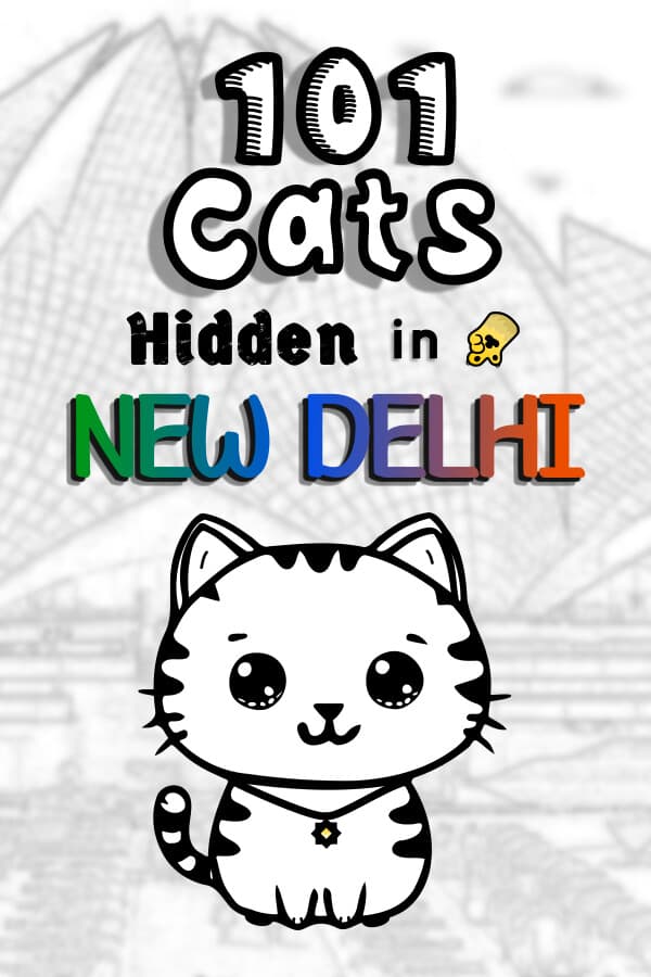 101 Cats Hidden in New Delhi