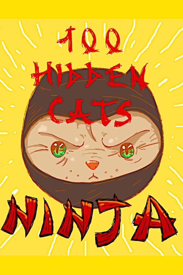 100 hidden Cats: Ninja