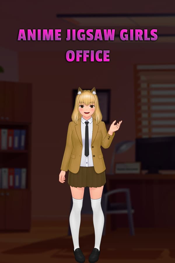 Anime Jigsaw Girls - Office