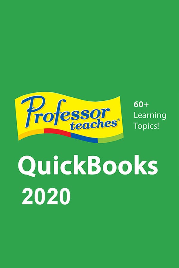 Professor Teaches QuickBooks 2020
