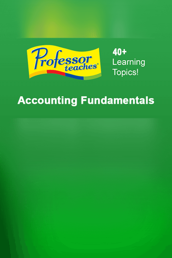 Professor Teaches Accounting Fundamentals