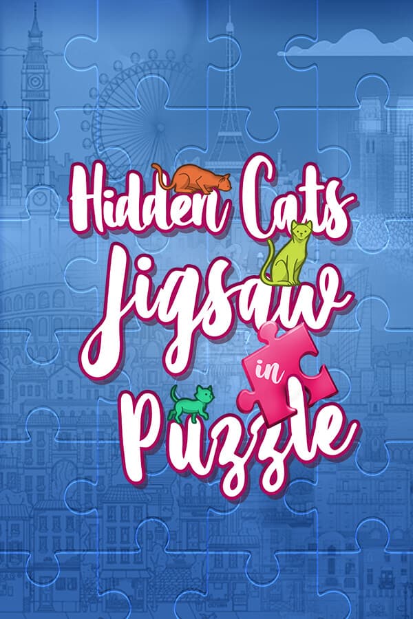 Hidden Cats in Jigsaw Puzzle