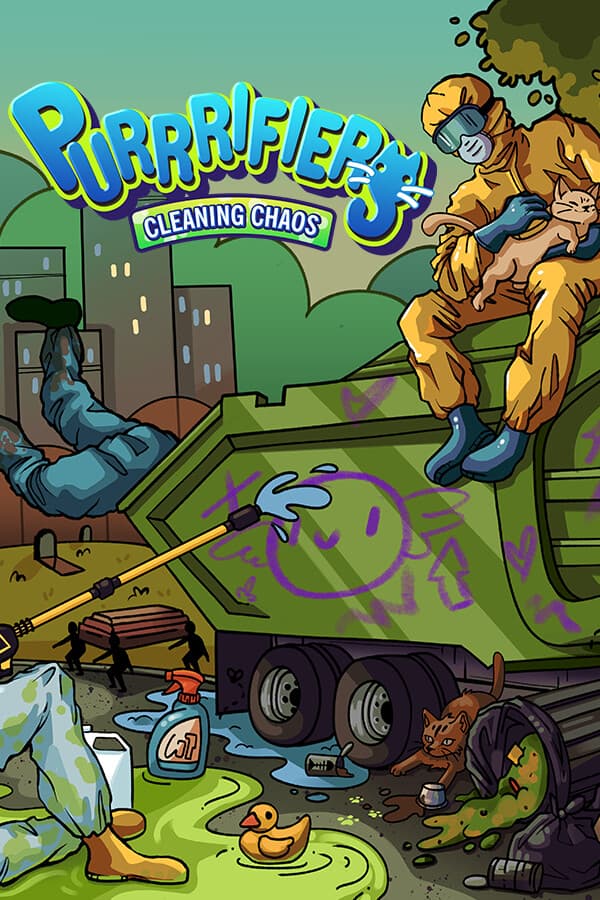 Purrrifiers: Cleaning Chaos – Cats & Goofylike Co-op