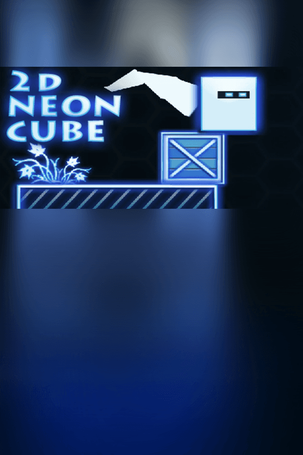 2D Neon Cube
