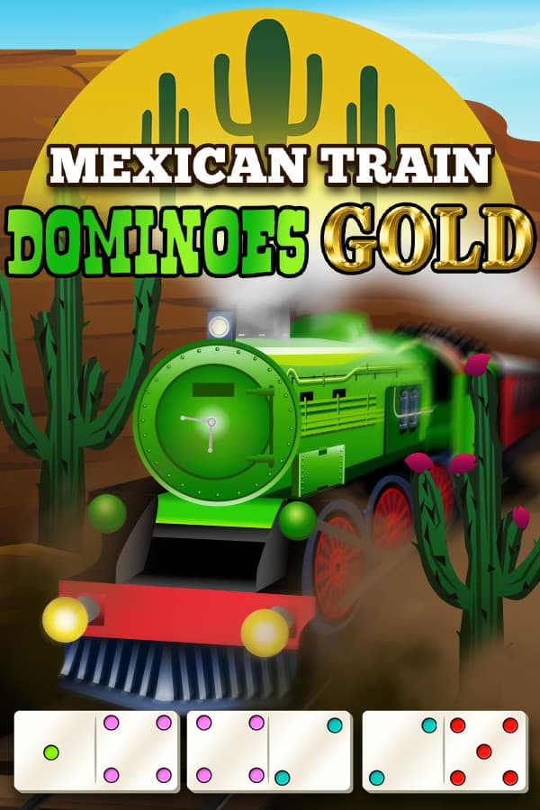 Mexican Train Dominoes Gold