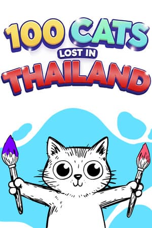 100 Cats Lost in Thailand Find & Color