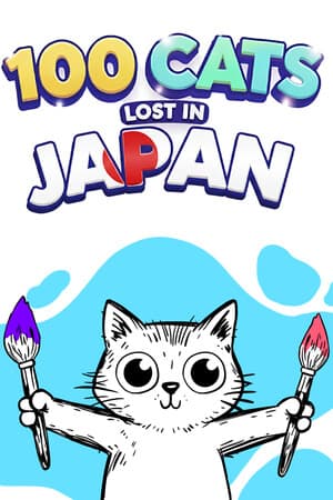 100 Cats Lost In Japan Find & Color