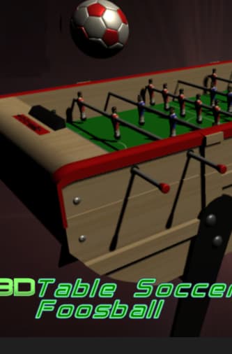 3D Table Soccer Foosball