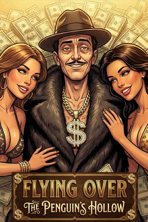 Flying over the penguin's hollow