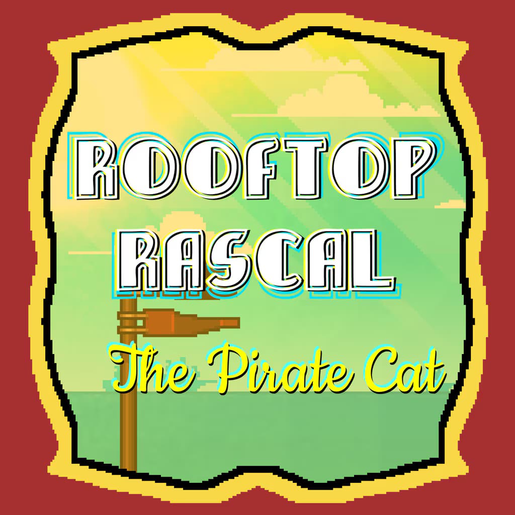 Rooftop Rascal: The Pirate Cat