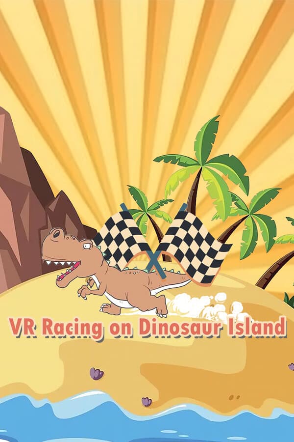 VR Racing on Dinosaur Island