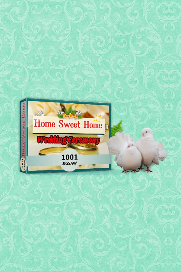 1001 Jigsaw Home Sweet Home Wedding Ceremony